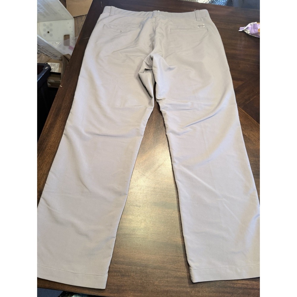 Men's Under Armour All Seasons Gear performance pants Gray 36x30 golf - Picture 5 of 5